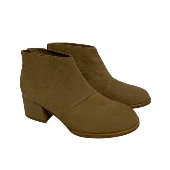 Eileen Fisher Shoes - Eileen Fisher Women's Leather Booties Tan Ankle Boots Size 6 New with Flaws